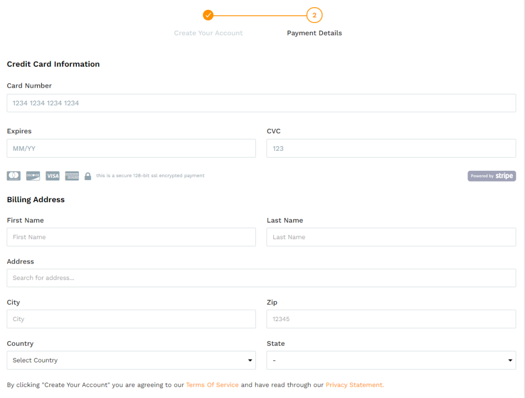 Complete The Payment Process Complete The Payment Process