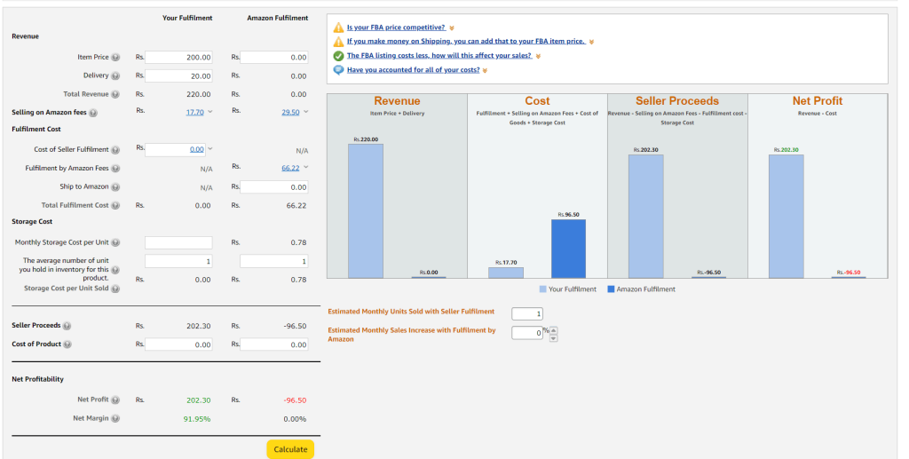 Get The Details After Calculating