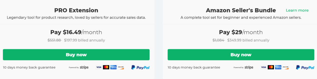 AMZScout Pricing Plan AMZScout Pricing Plan