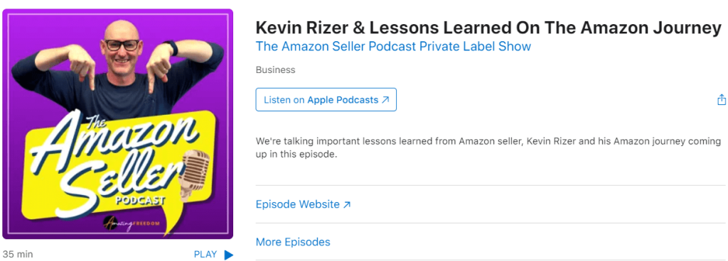 Private Label Podcast by Kevin Rizer - Overview