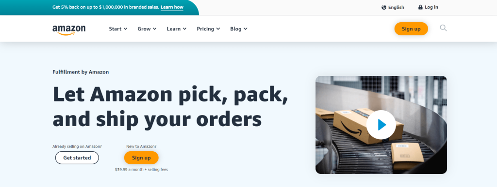 Fulfilment by Amazon Fulfilment by Amazon