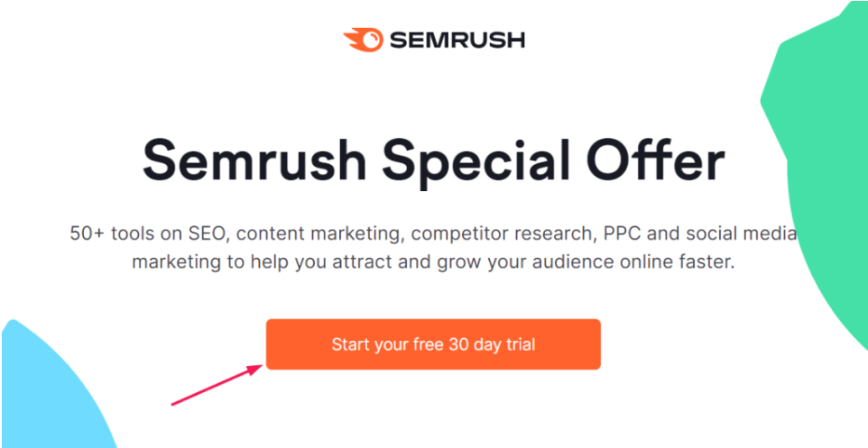 Semrush 30 Days Free Trial Semrush 30 Days Free Trial