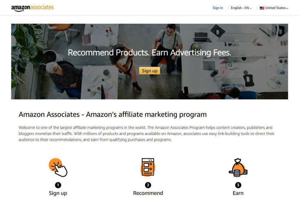 Amazon Associate Programs