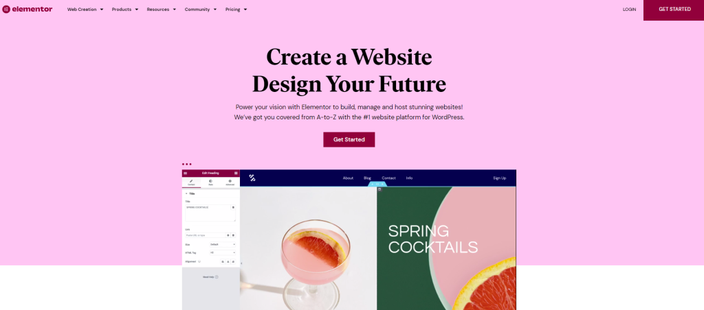Elementor Pro Homepage
